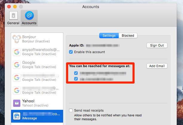 how to not get iphone messages on mac