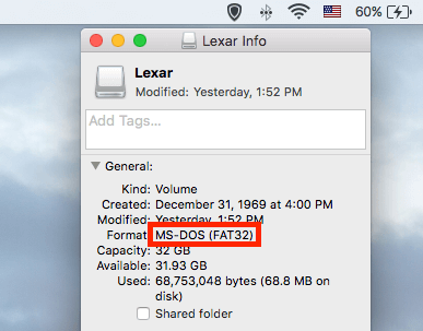 how to format usb drive to fat32 mac