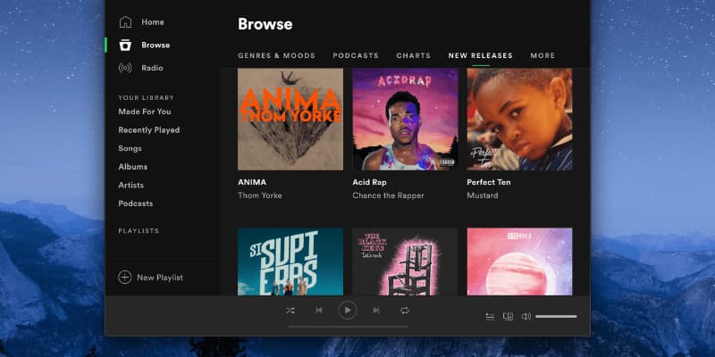 spotify app for mac not working