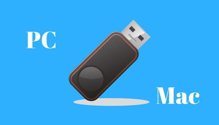 format usb mac pc large files